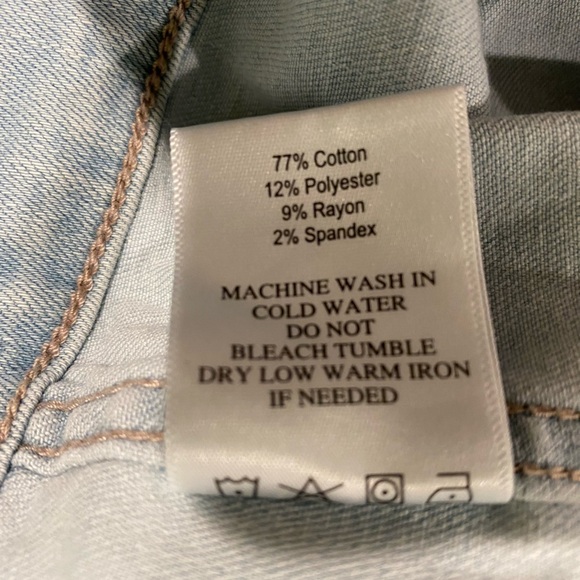 Just USA Slant Pocket Denim Jean Jacket Stitch Fix NWT Size XL - Picture 6 of 7